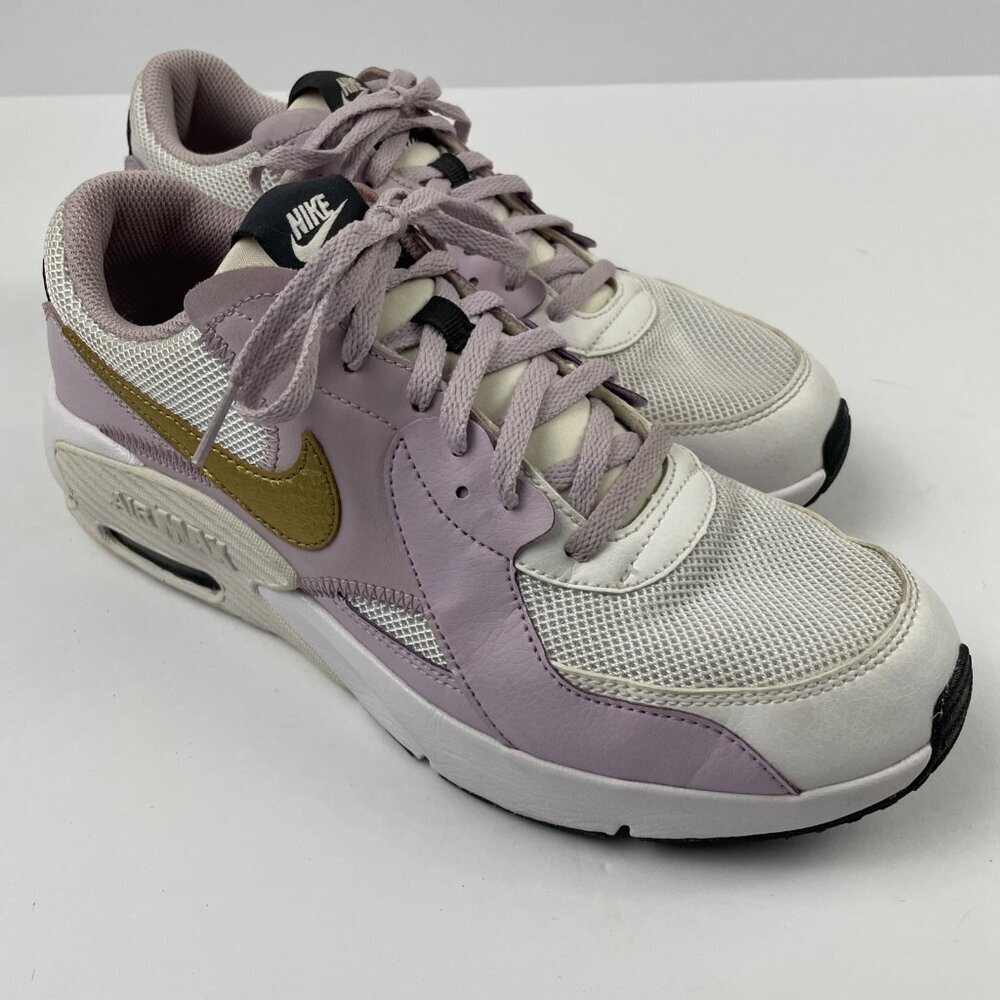 Nike Air Max Excee GS "Iced Lilac" Size 7Y (Women's 8.5) Metallic Gold Swoosh